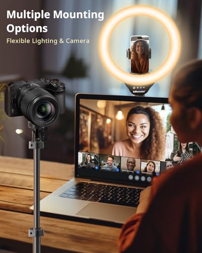 UBeesize 12'' Ring Light with Adjustable Tripod