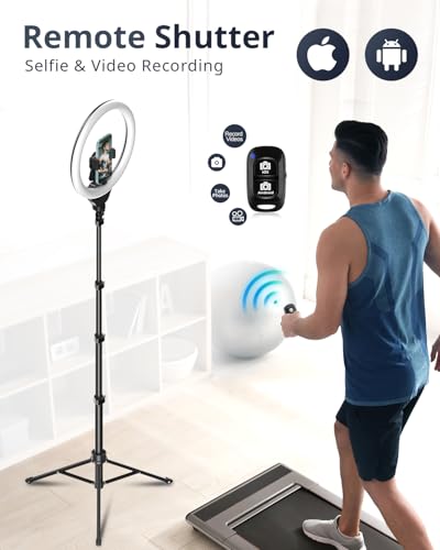 UBeesize 12'' Ring Light with Adjustable Tripod
