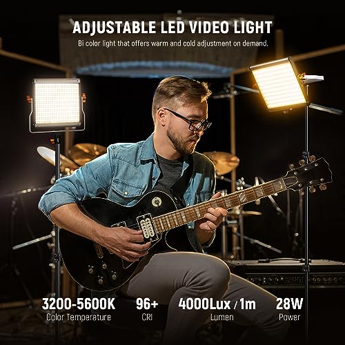 Neewer 2-Pack Bi-Color LED Light Kit