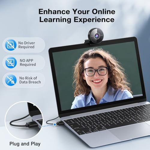 EMEET C950 4K Webcam with Autofocus & Mic