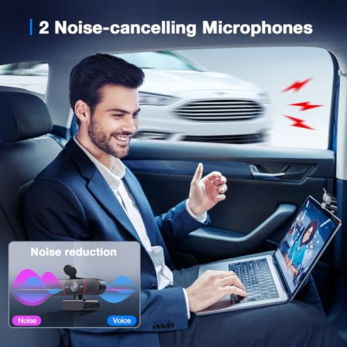 EMEET C960 4K Webcam with AI Noise-Cancelling