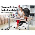 Alfordson PU Leather Gaming Office Chair with Footrest