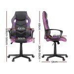 Artiss PU Leather Gaming Chair with Footrest