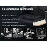 Alfordson Racing Gaming Chair - Black