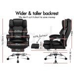 Alfordson PU Leather Gaming Office Chair with Footrest