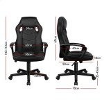 Alfordson Racing Gaming Chair - Black