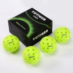YOTIGER 4 High Bounce Outdoor Pickleball Balls