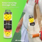 P PIKKOFUN Foam Pickleball Balls for Quiet Practice