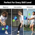 Navona Premium 40-Hole Outdoor Pickleball Balls Set