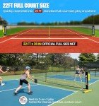 Portable Pickleball Net Set with Ball Collector
