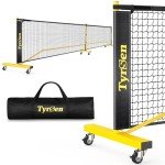 Portable Pickleball Net with Wheels and Carry Bag