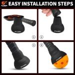 ALLIZEGO Pickleball Ball Retriever with Suction Cup