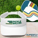 Retro Pickleball Visor - Fun Gift for Players