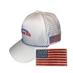 Patriotic USA Snapback Trucker Hat for Pickleball