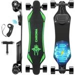 Caroma Electric Skateboard: 28 Mph, 4 Speeds, Glow