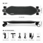 Caroma 350W Electric Longboard with Remote Control