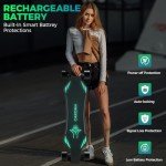 Caroma Electric Skateboard: 28 Mph, 4 Speeds, Glow