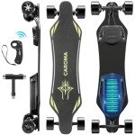 Caroma Electric Skateboard: 28 Mph, 4 Speeds, Glow