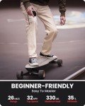 OutdoorMaster Caribou Electric Skateboard - 26 Miles, 32 MPH