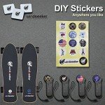 350W Electric Skateboard with Remote Control, 12.4 MPH
