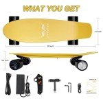 Electric Skateboard Cruiser with Remote, 350W Motor