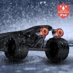 BCOIIUE Smart Brake Sensing Skateboard Lights - 2-Pack