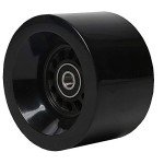 FREEDARE 83mm Longboard Wheels with Bearings (Black)