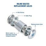 TOBWOLF Inline Skate Shaft and Bearing Spacer Set