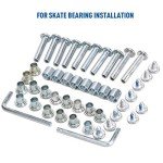 TOBWOLF Inline Skate Shaft and Bearing Spacer Set
