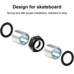 Hotop 56-Piece Skateboard Truck Hardware Set