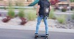 GoRide Electric Skateboard Backpack Carrier with Laptop Case
