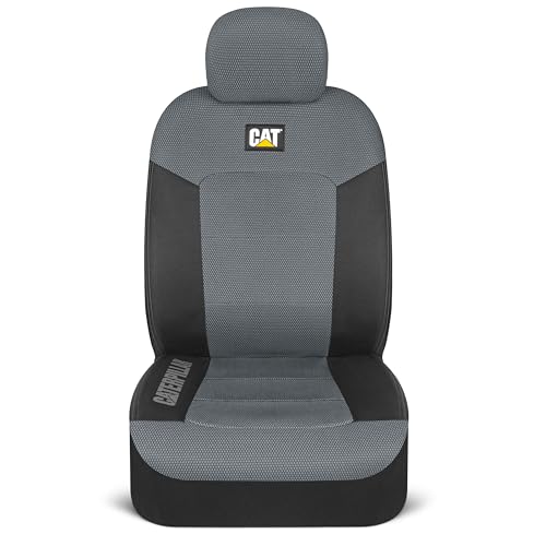 Set of 2 Gray Car Seat Covers