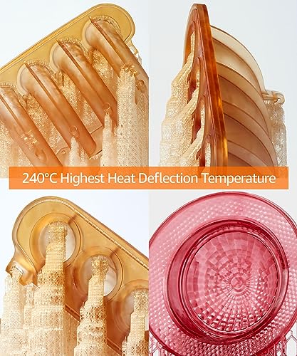 High-Temp 3D Printer Resin - 500g Amber