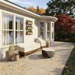 Outdoor Patio Furniture Covers for Dining Chairs - Set of 2