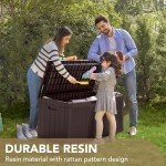 Devoko 100 Gallon Waterproof Outdoor Storage Box