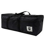 Large Waterproof Outdoor Cushion Storage Bag - Black