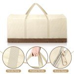 Water-Resistant Large Outdoor Cushion Storage Bag
