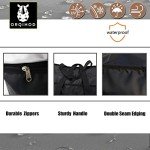 Large Waterproof Outdoor Cushion Storage Bag - Black