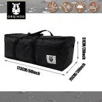 Large Waterproof Outdoor Cushion Storage Bag - Black