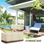 Water-Resistant Large Outdoor Cushion Storage Bag