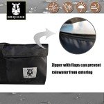 Large Waterproof Outdoor Cushion Storage Bag - Black