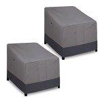 Waterproof Heavy-Duty Outdoor Chair Covers (2 Pack)
