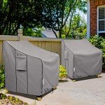 Waterproof Heavy Duty Patio Chair Covers - 2 Pack
