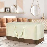 Set of 2 Waterproof Patio Cushion Storage Bags