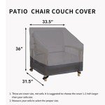 Waterproof Heavy-Duty Outdoor Chair Covers (2 Pack)