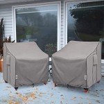 Waterproof Heavy Duty Patio Chair Covers - 2 Pack