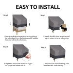 Waterproof Heavy-Duty Outdoor Chair Covers (2 Pack)