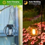 Upgraded Solar Lanterns for Outdoor Decor - 2 Pack