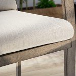 HAPPATIO 9-Piece Aluminum Patio Dining Set