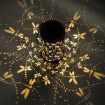 Hanging Solar Dragonfly Lantern for Outdoors